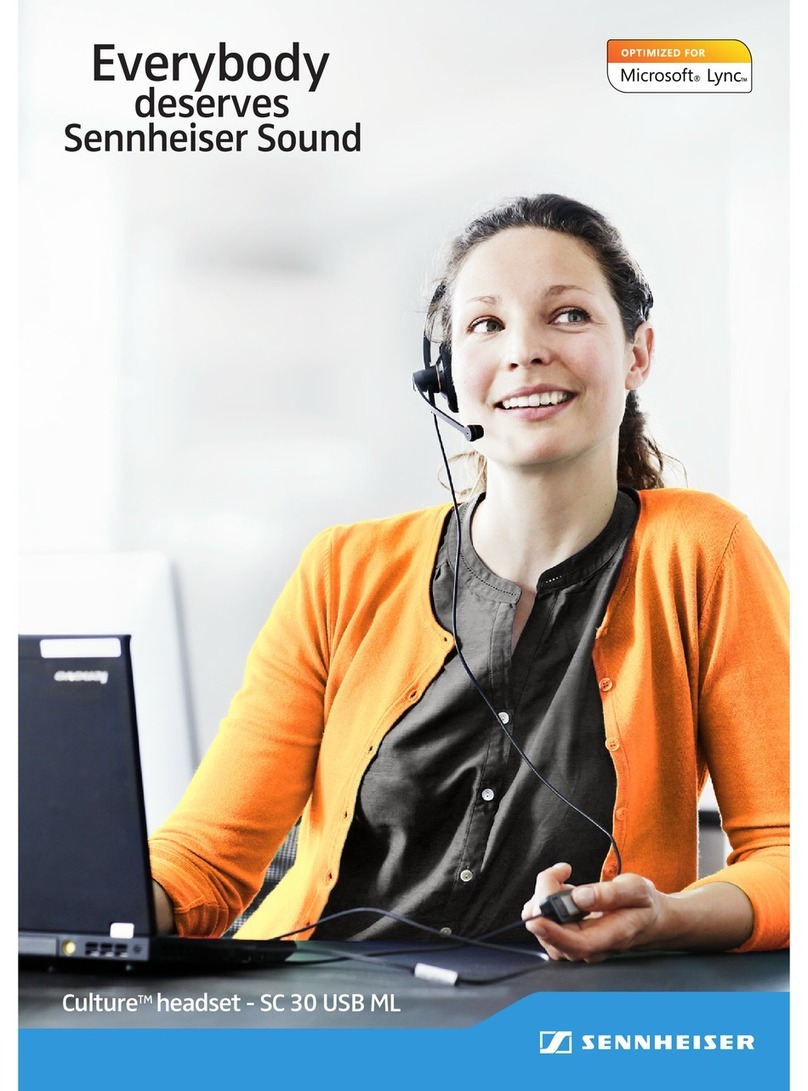 Sennheiser SC 30 USB ML Product sheet