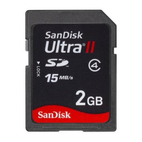 SanDisk SDSDB-016G-A11 product manual