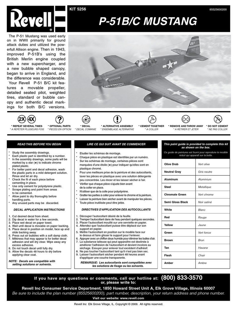 REVELL 5256 User manual