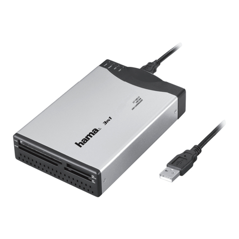 Hama 3in1 2.5" HDD-Enclosure User manual