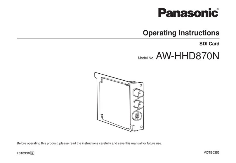Panasonic AW-HHD870N operating instructions
