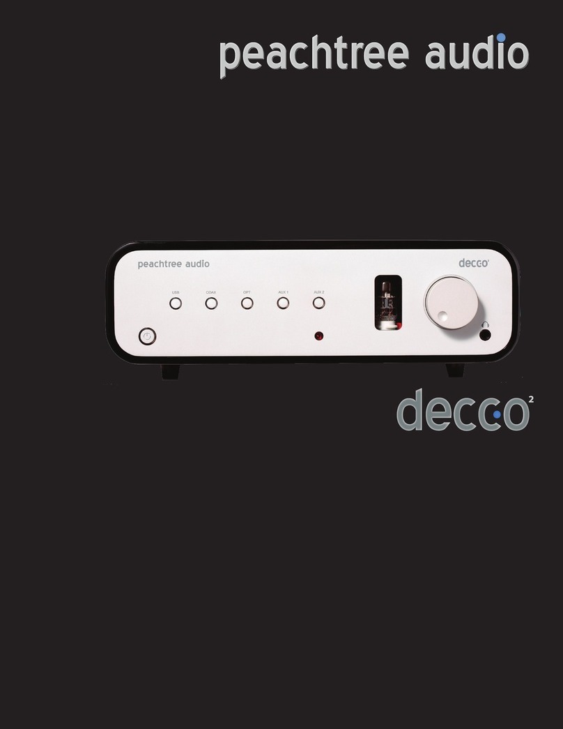 Peachtree Audio Decco2 User manual