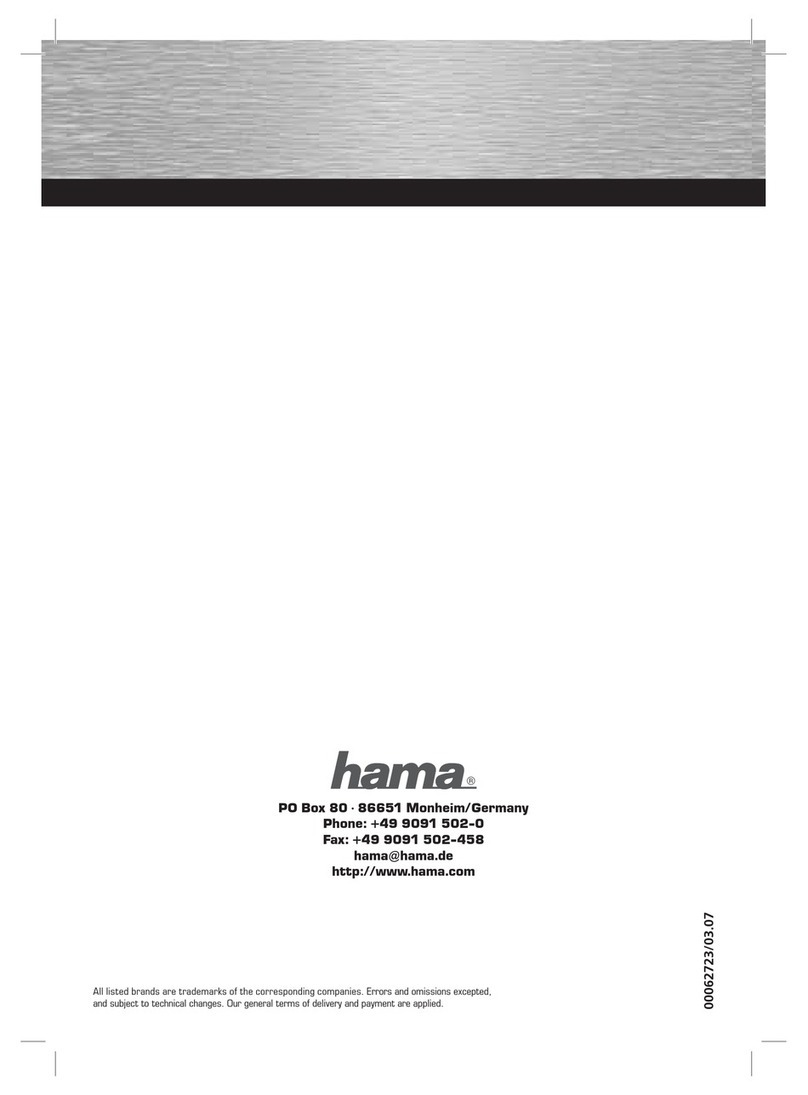 Hama GPS Receiver Operating	 instruction