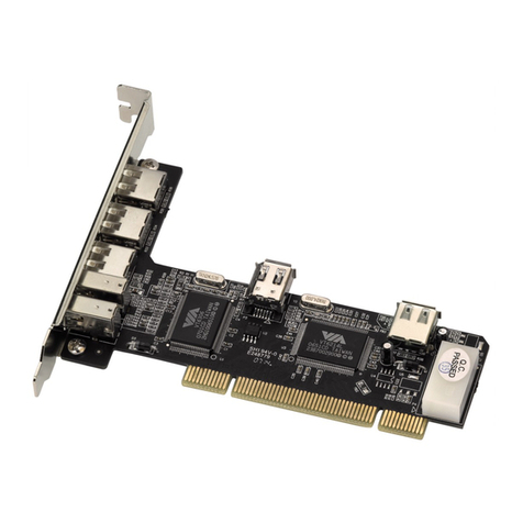 Hama USB 2.0/FireWire Plug in Card User manual