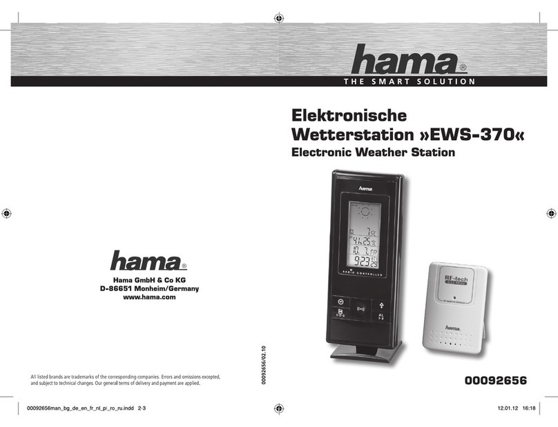 Hama EWS-370 operating instructions