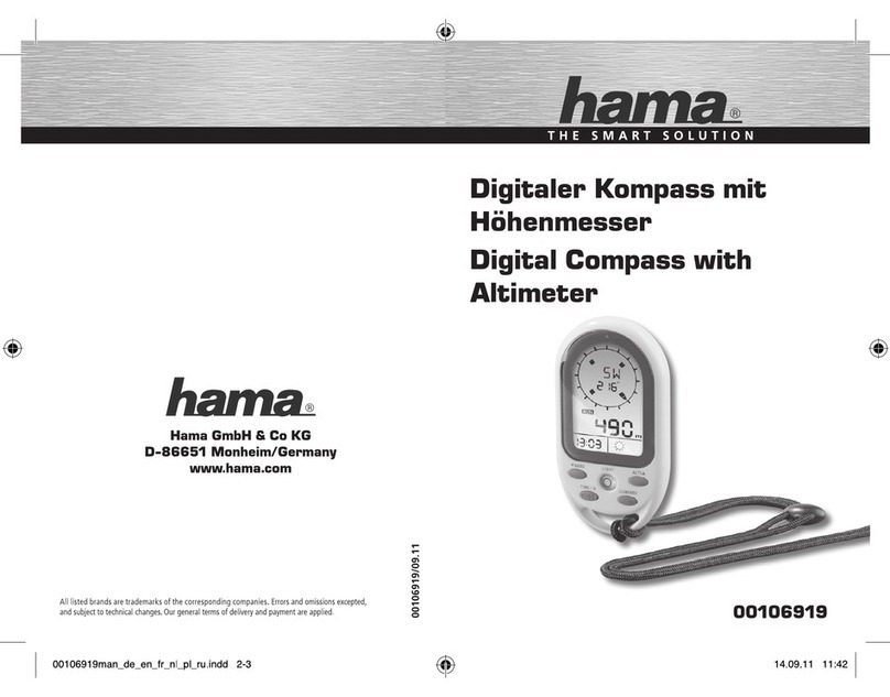 Hama Digital Compas operating instructions
