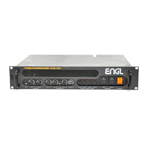 Engl True Poweramp 830 User manual
