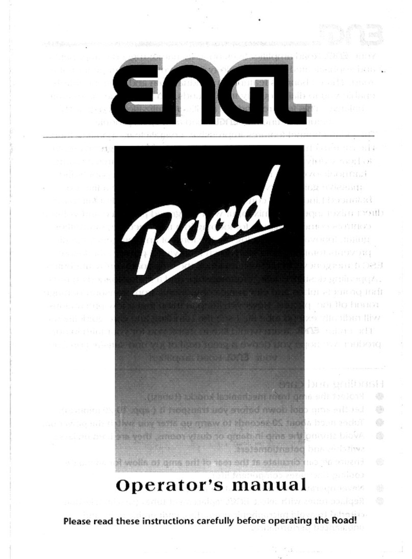 Engl Road operating manual