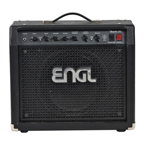 Engl Thunder 50 operating manual