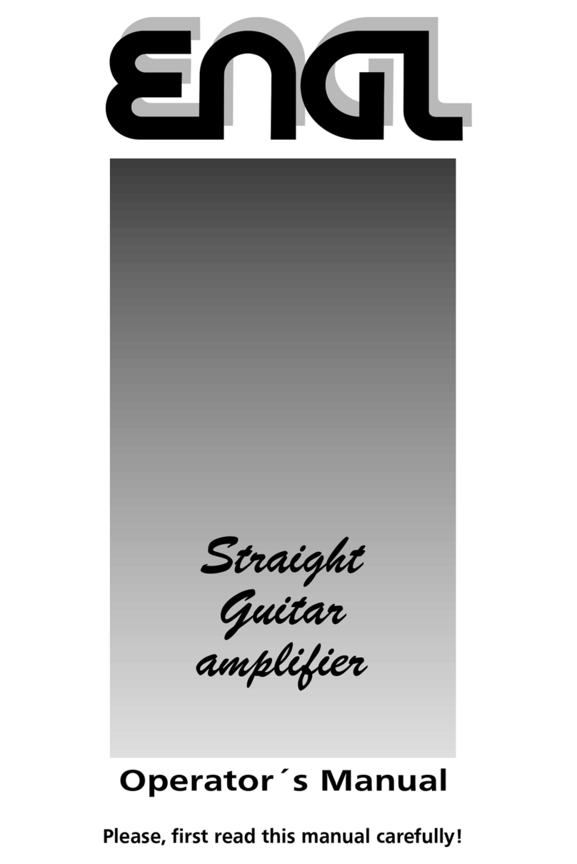 Engl Straight E401 User manual