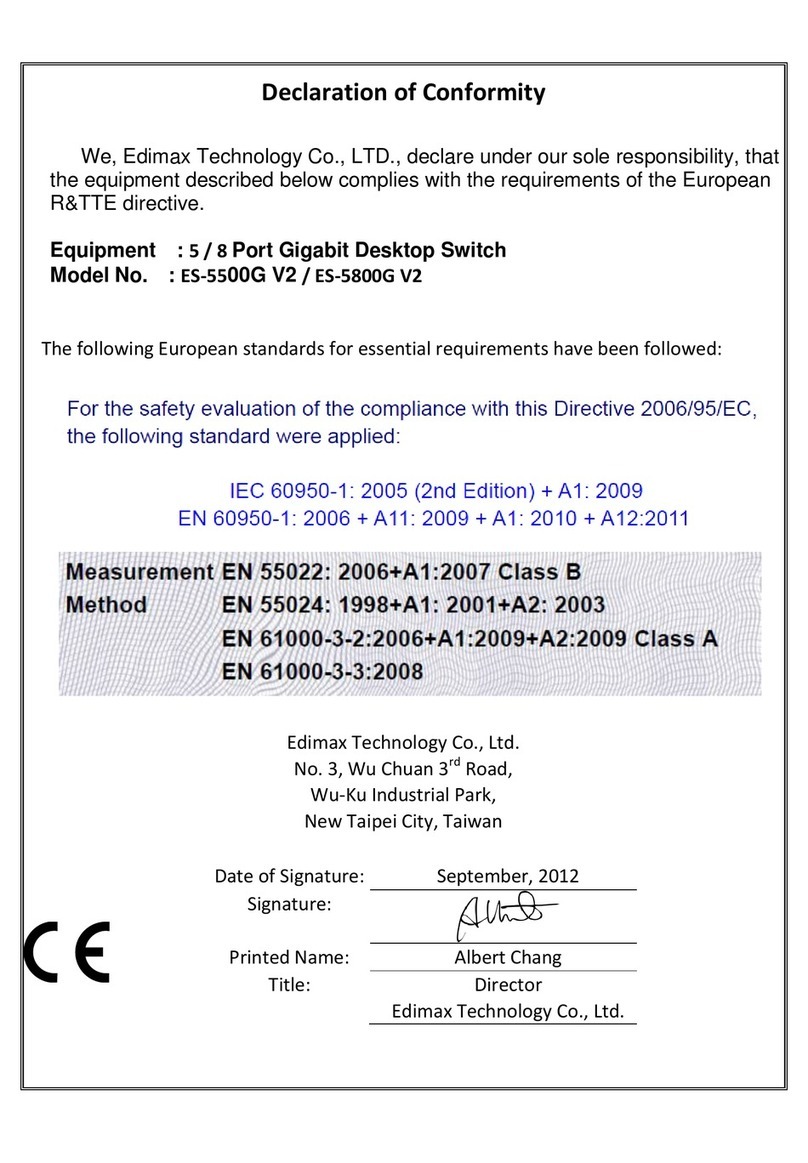 Edimax ES-5500G V3 Reference guide