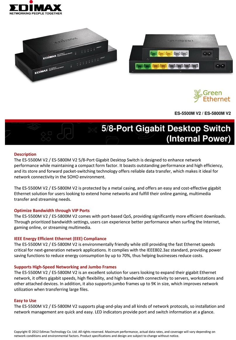 Edimax ES-5500M V2 datasheet