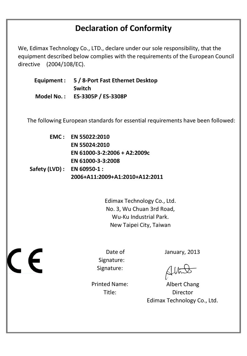 Edimax ES-3305P V2 Reference guide Edimax ES-3305P V2 Reference guide