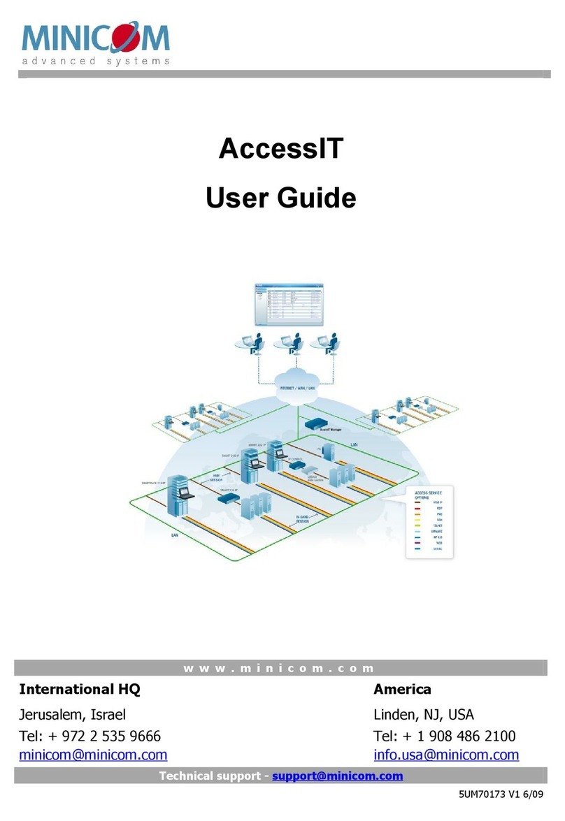 Minicom 0SU00018 user guide