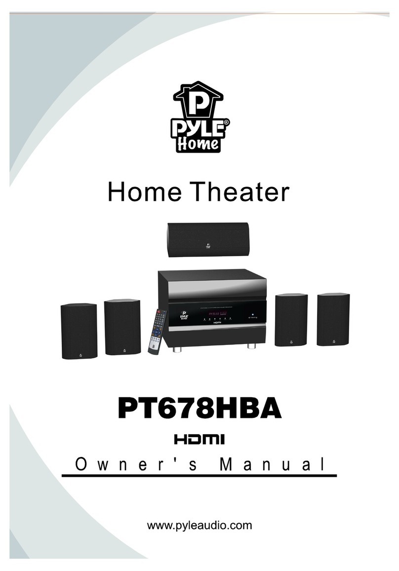 Pyle PT678HBA User manual