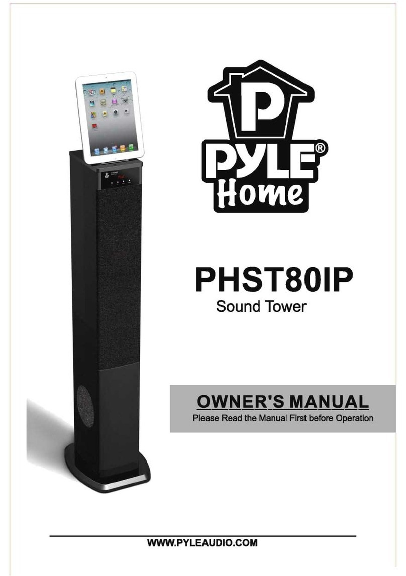 Pyle PHST80IP User manual Pyle PHST80IP User manual
