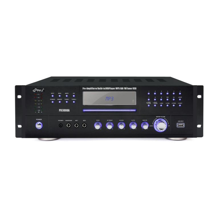 Pyle Pro PD1000A manual