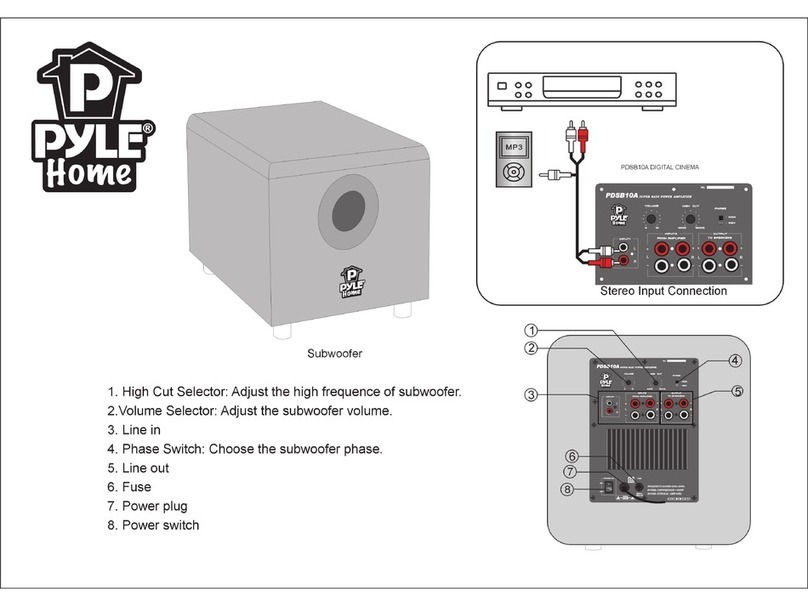Pyle PDSB10A User manual
