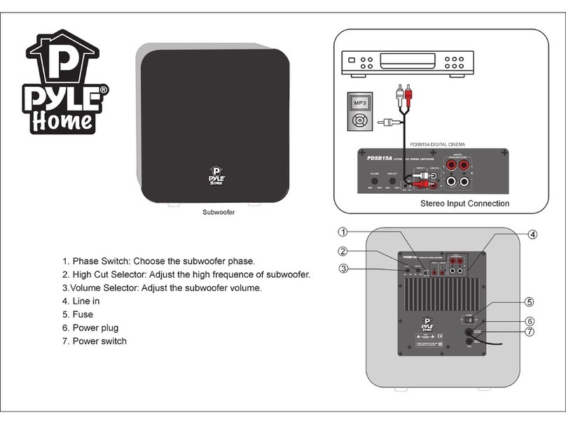 Pyle PDSB15A User manual