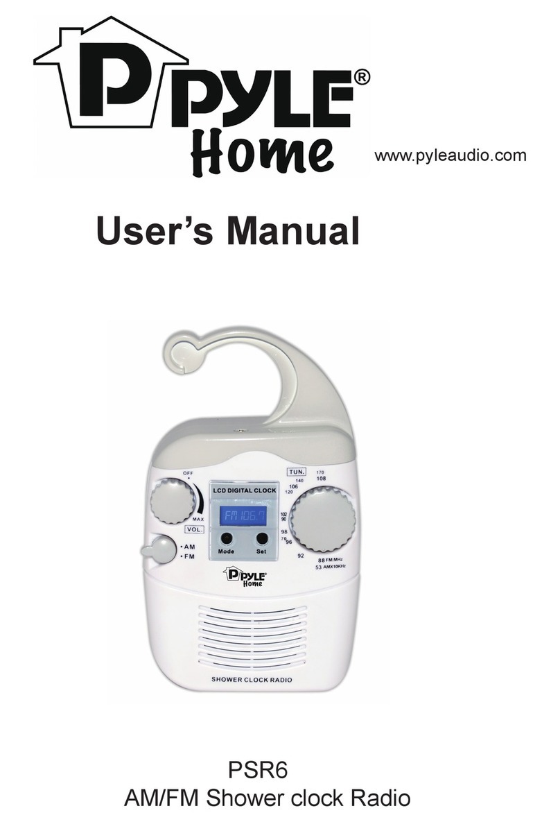 Pyle PSR6 user manual