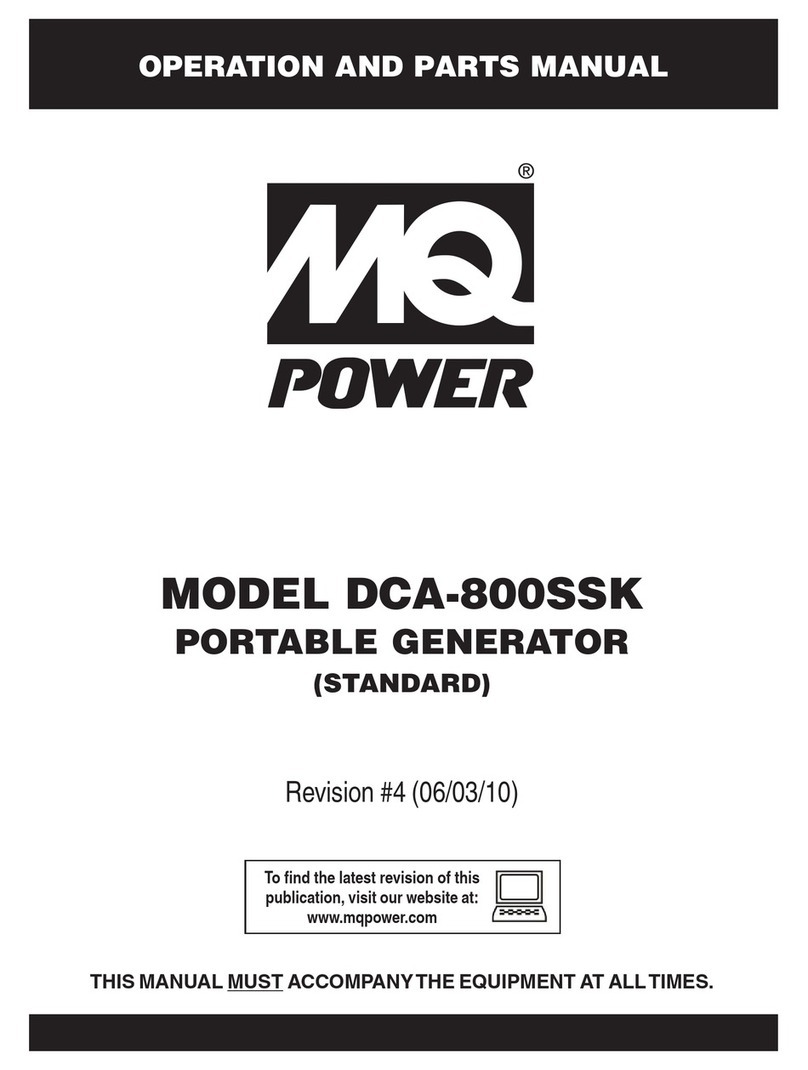 MQ Power WhisperWatt DCA800SSK Guide