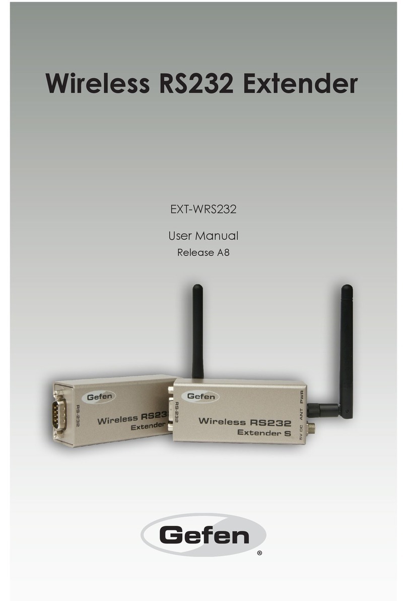 Gefen EXT-WRS232 user manual