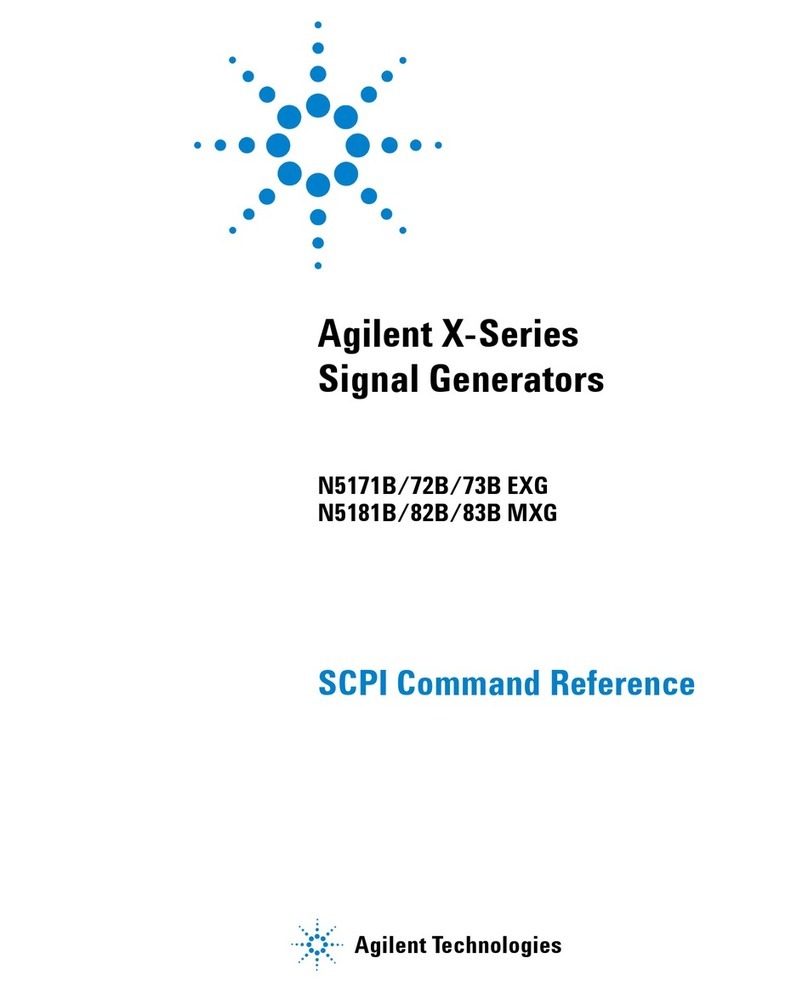 Agilent Technologies N5171B Command reference