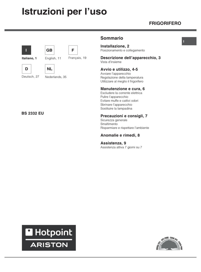 Hotpoint Ariston BS 2332 EU User manual