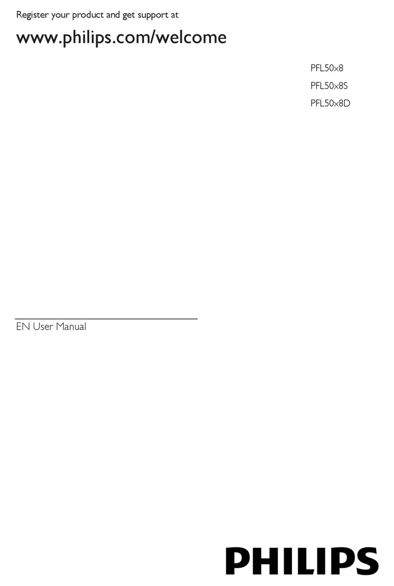 Philips PFL50x8 User manual