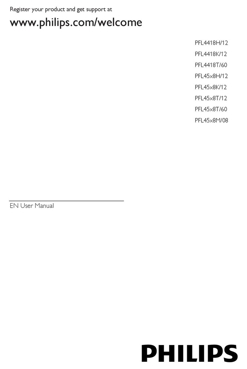 Philips PFL4418H/12 User manual