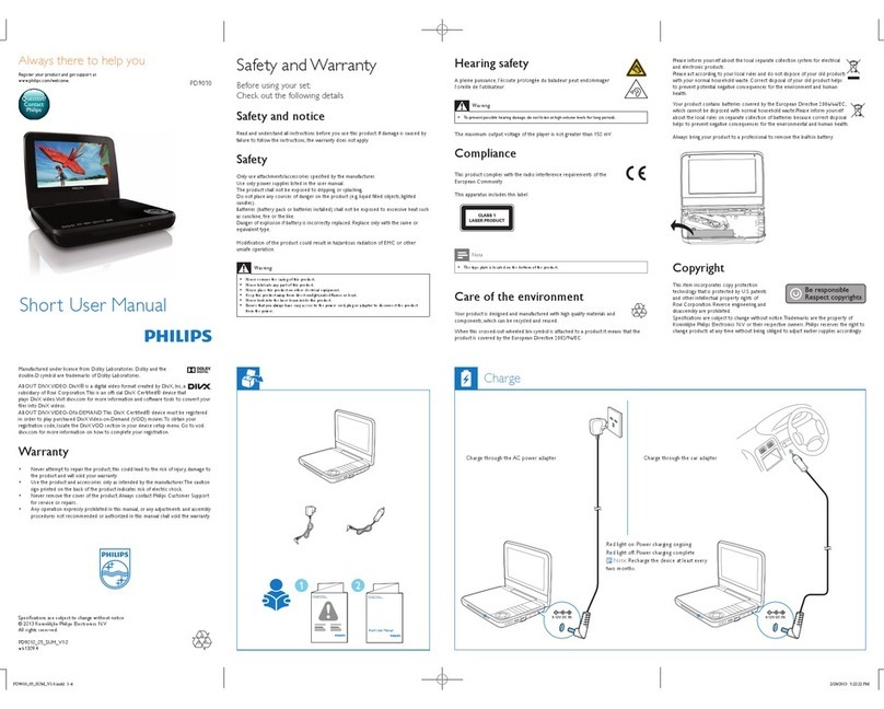 Philips PD9010 User manual