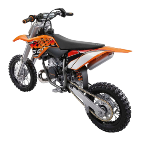 KTM 50 SX PRO SENIOR LC User manual
