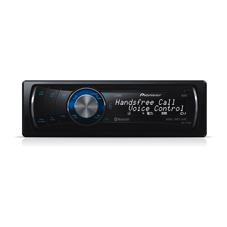 Pioneer Super Tuner IIID DEH-P7100BT User manual