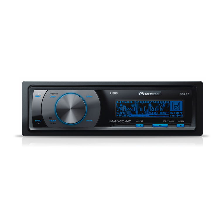 Pioneer DEH-P7000UB Operation manual