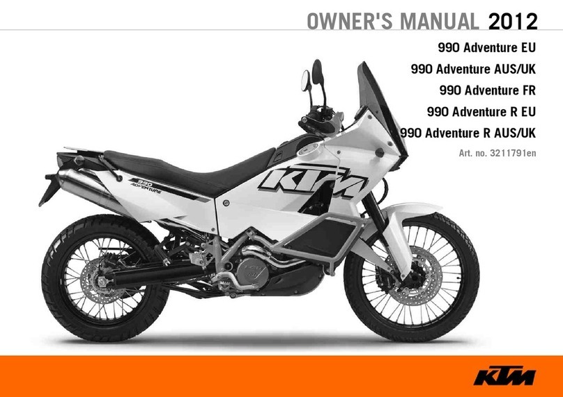 KTM 990 ADVENTURE R EU User manual