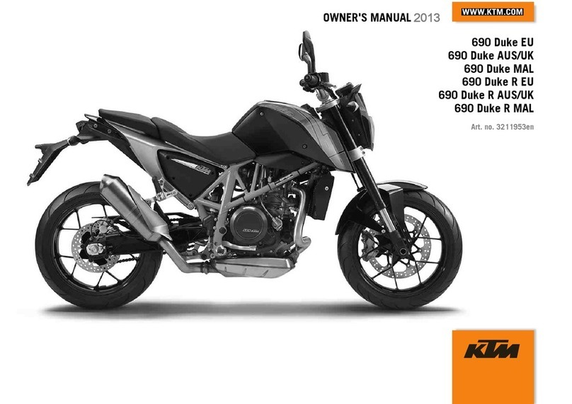 KTM 690 DUKE R EU owner's manual