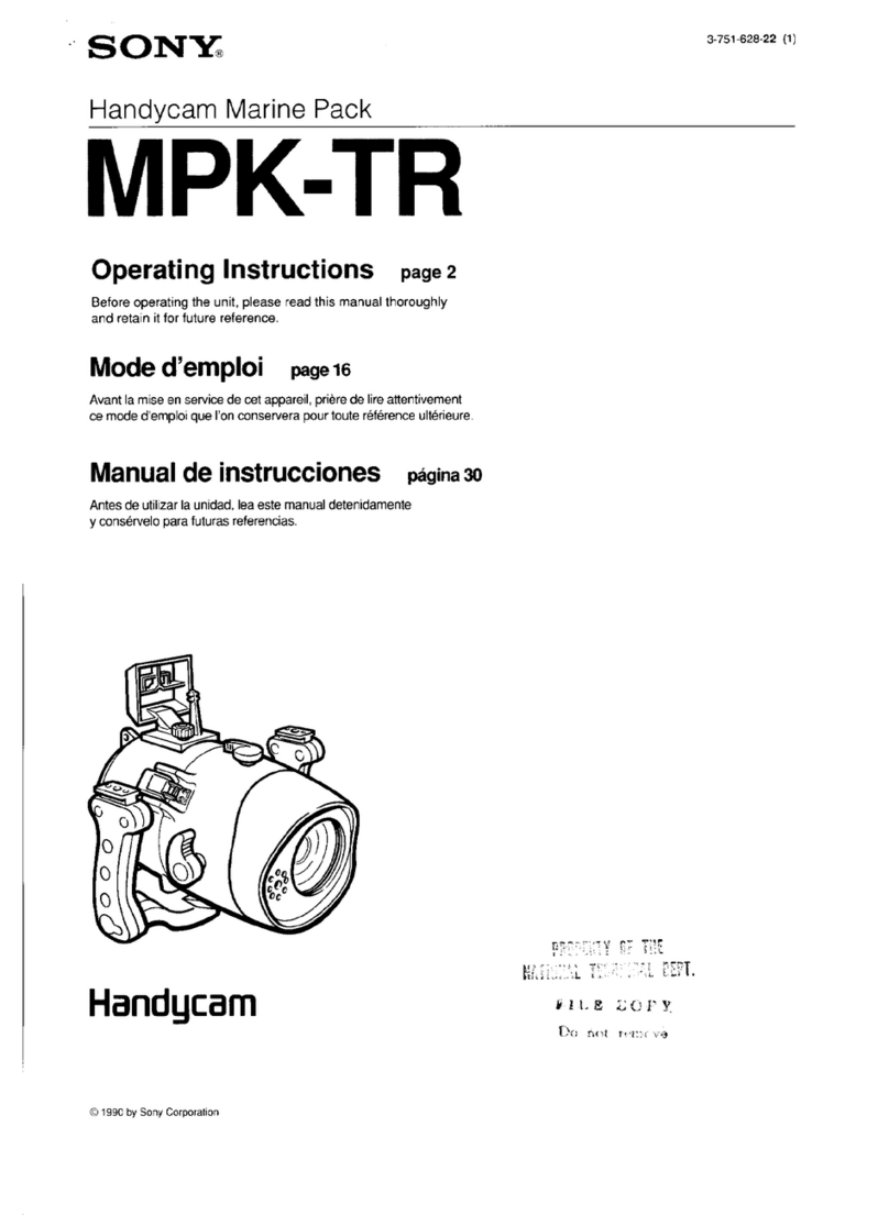 Sony MPK-TR operating instructions