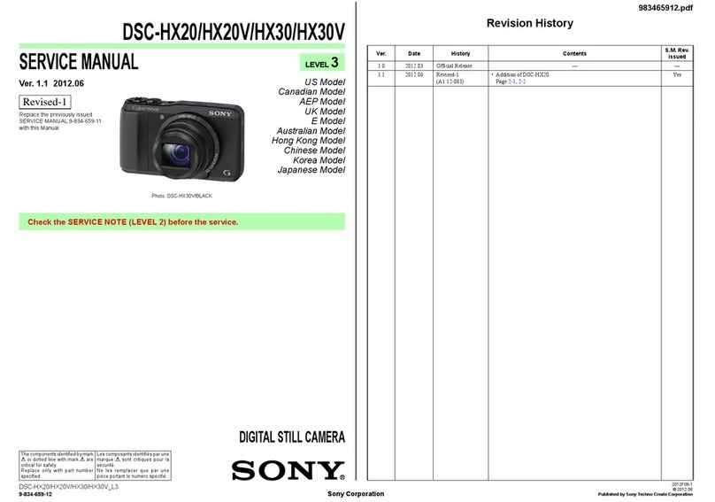 Sony Cyber-shot DSC-HX20 User manual