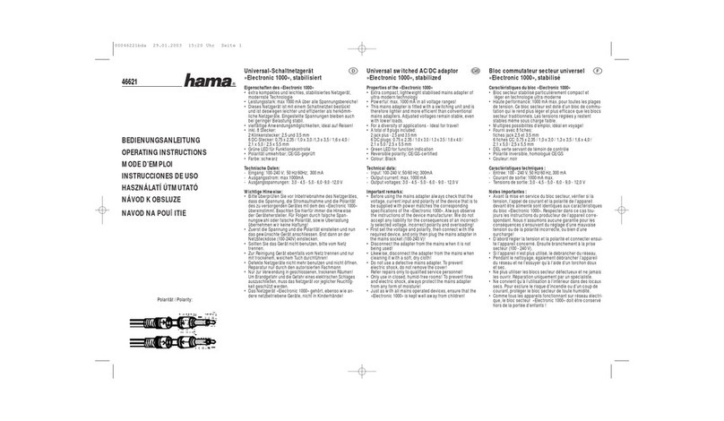 Hama Electronic 1000 User manual