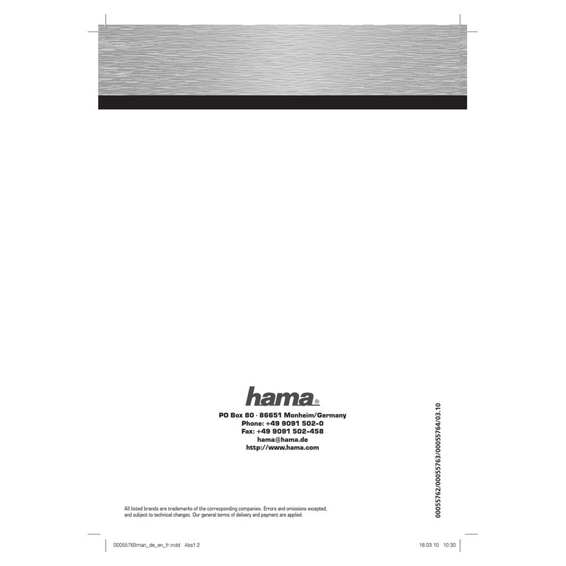 Hama FlashPen Operating	 instruction