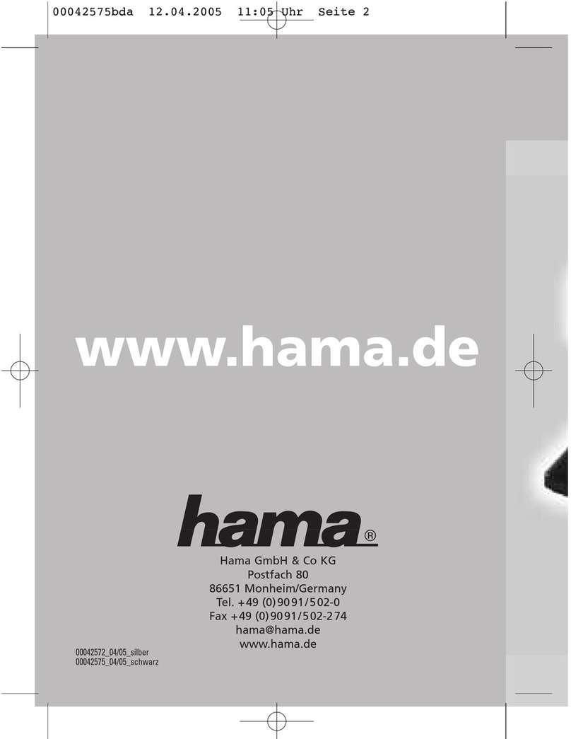 Hama SM-420 User manual