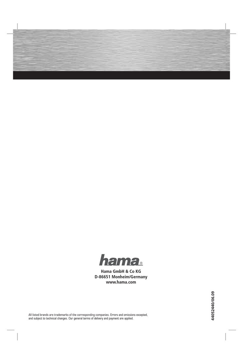 Hama Emerging Operating	 instruction
