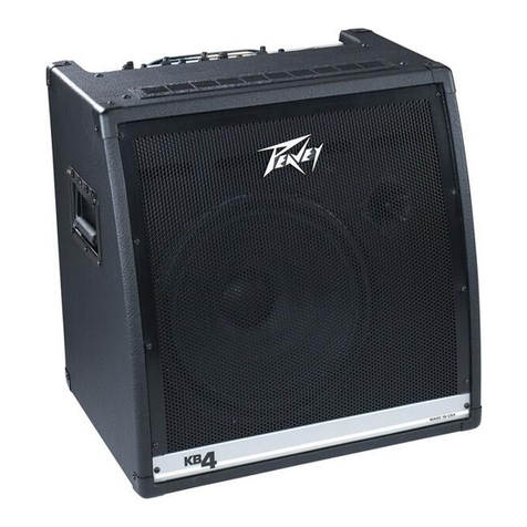 Peavey KBX Series owner's manual