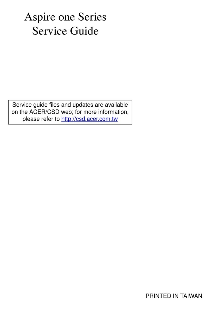 Acer Aspire Notebook Series User manual