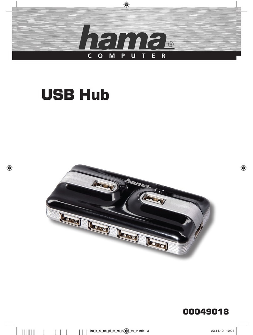 Hama USB Hub operating instructions