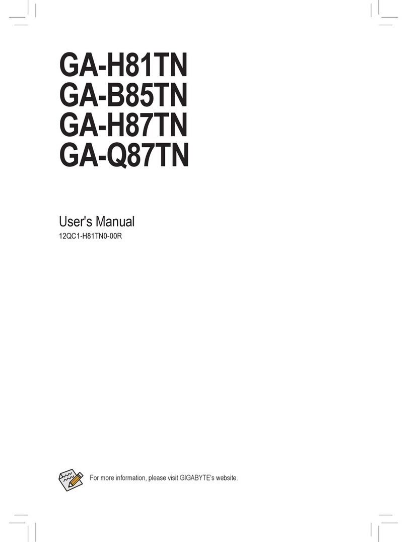 Gigabyte GA-H81TN User manual