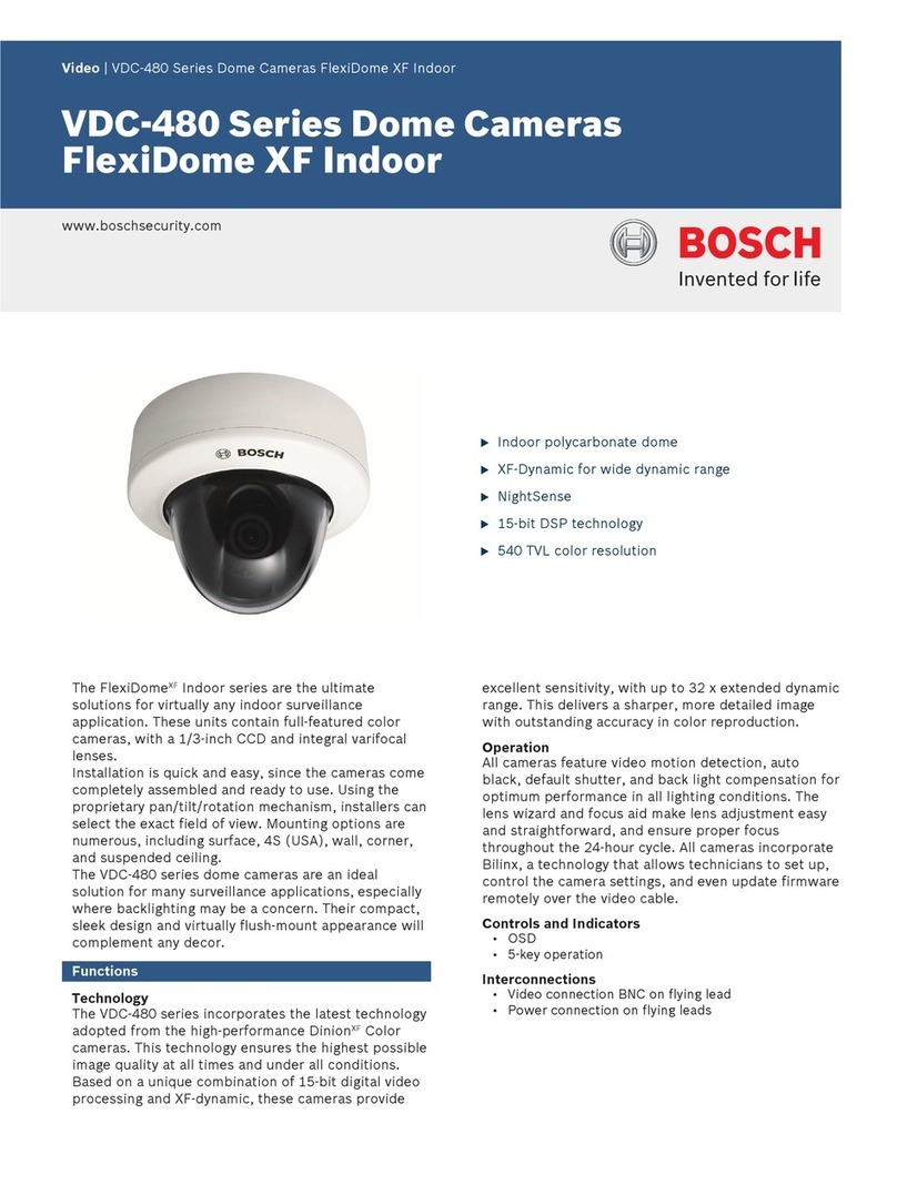 Bosch VDC?480 Series User manual Bosch VDC?480 Series User manual