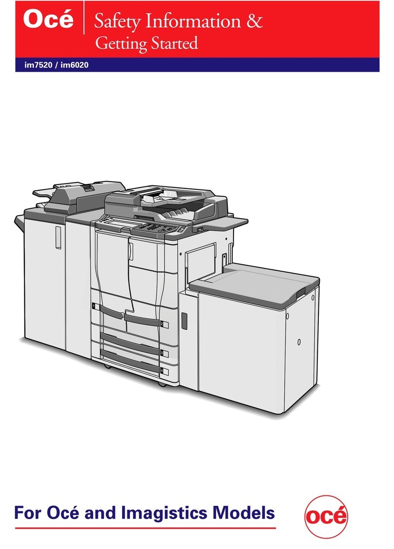 Oce im7520 User manual
