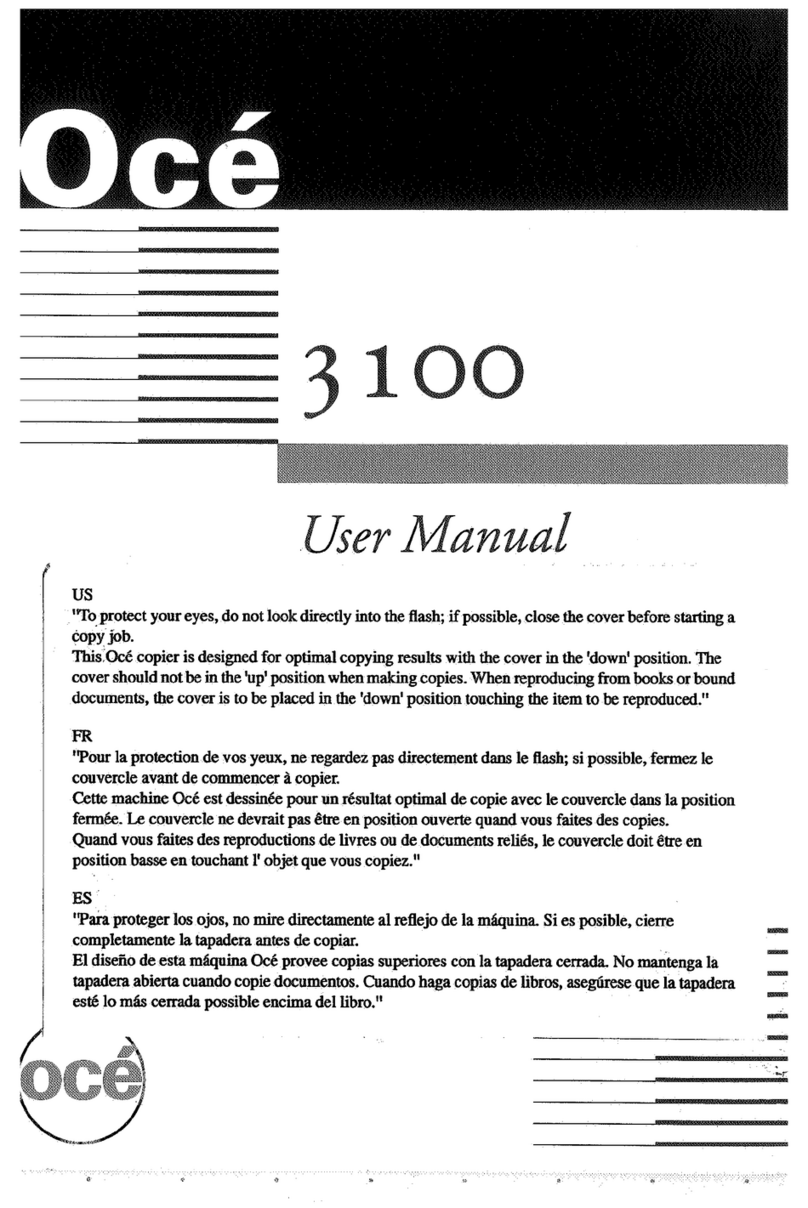 Oce 3100 user manual