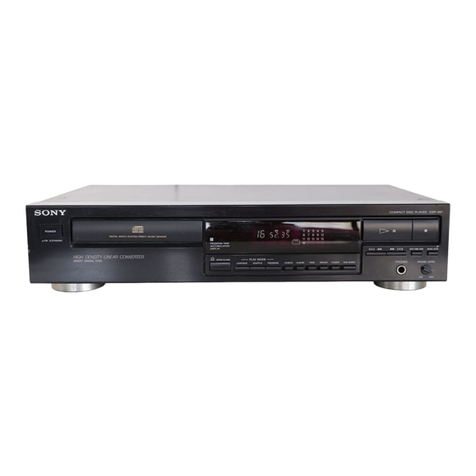 Sony CDP-397 User manual